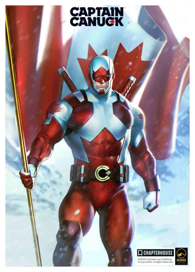 Captain Canuck 45th Anniversary Edition 16 Scale Statue PREORDER