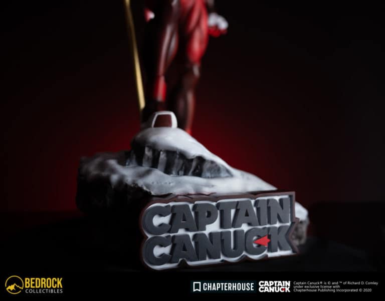 captain canuck bedrock statue base