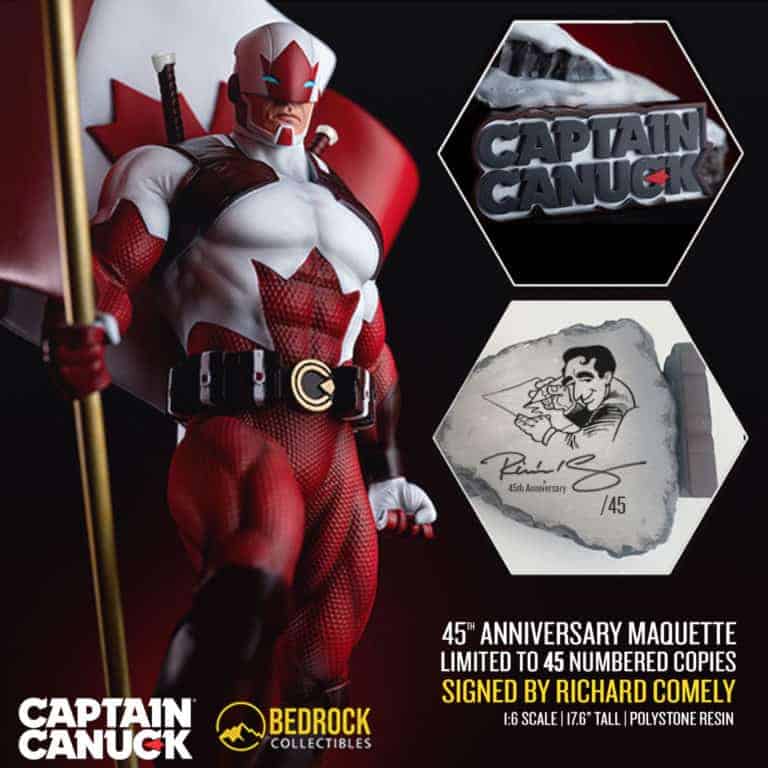 captain canuck anniversary edition statue