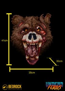 zombie bear measurements and dimensions