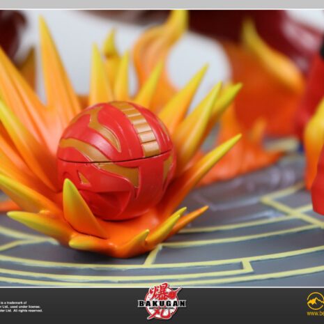 Bakugan Collectible Diorama bakuball Closeup left Bakugan Collectible Diorama with closeup of bakuball