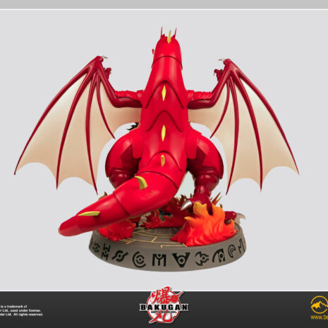 Bakugan Dan Drago Collectible Diorama back Bakugan Drago and Dan Collectible Diorama back perspective