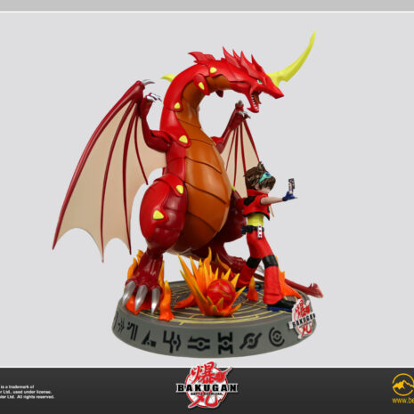 Bakugan Dan Drago Collectible Diorama left bakugan drago and dan 1/10 scale collectible statue diorama left