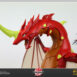 bakugan drago closeup 1/10 scale collectible diorama