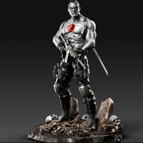 Bloodshot front statue render Bloodshot front statue render