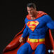 dc trinity 1-4-scale-diorama-superman 3qt right serious closeup portrait 2016