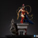 dc trinity 1-4-scale-diorama-wonder-woman 3qt right helmet portrait 2016