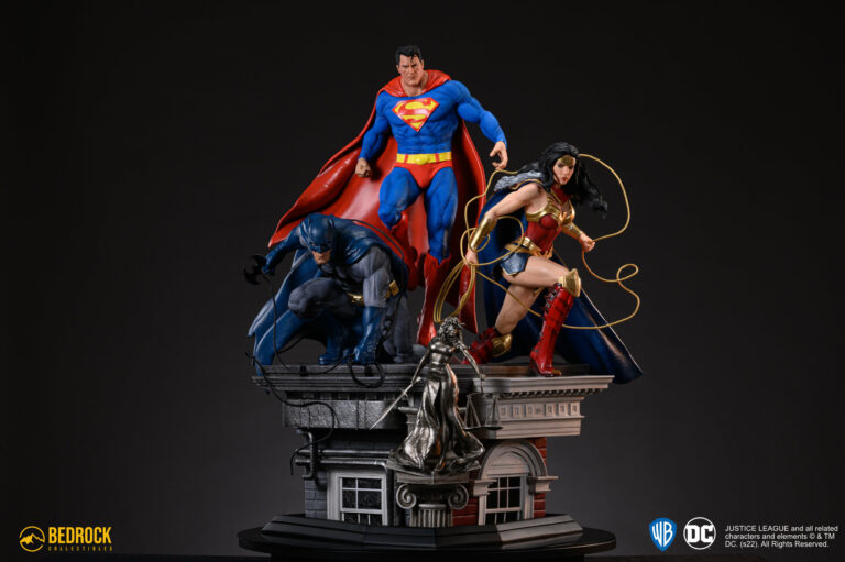 Bedrock Collectibles Announces DC Trinity ¼ Scale Statue Diorama