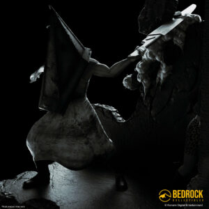 right side view of silent hill 2: red pyramid thing & maria elevator chase diorama teaser from Bedrock Collectibles