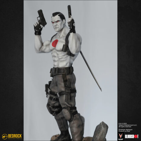 Bloodshot valiant statue 3qt right dual pistols bloodshot valiant statue 3qt right holding dual pistols in ar