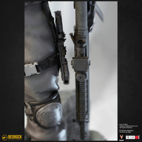 Bloodshot valiant statue front scoped assault rile barrel bloodshot valiant statue front scoped assault rile barrel