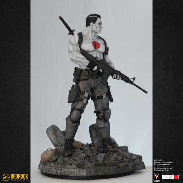 bloodshot valiant statue left assault rifle