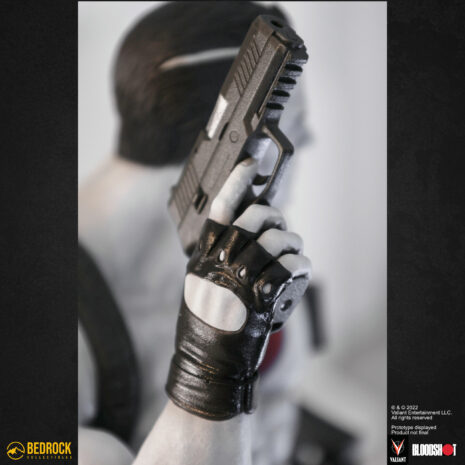 Bloodshot valiant statue left pistol closeup bloodshot valiant statue left pistol closeup