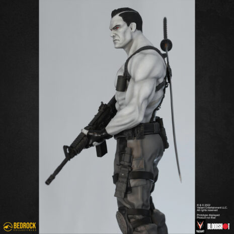 Bloodshot valiant statue right assault rifle bloodshot valiant statue right holding assault rifle and wearing tactical gear