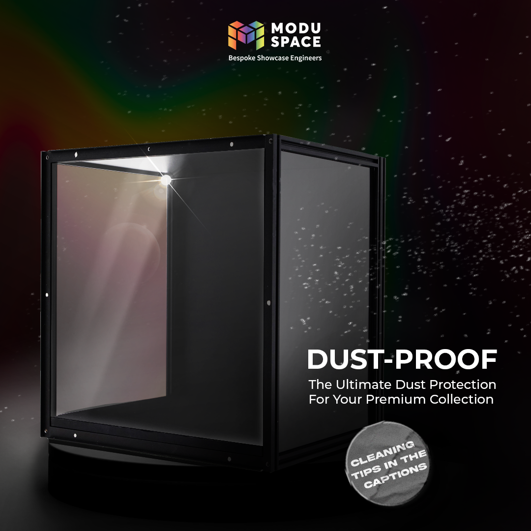 dust proof display cases