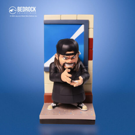 J&SB_Silent_Bob Figure_Bedrock Collectibles Front chibitz jay & silent bob figure diorama