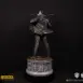 superman dc secret origins 1/4 scale statue back rear right shot of Clark Kent's transformation with the unseen rear narrative base design by Bedrock Collectibles