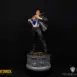 Superman DC Secret Origins Statue posed right low level . Full pose with Bedrock Collectibles' signature narrative origin story base