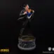 Superman DC Secret Origins 1/4 scale statue by Bedrock Collectibles. Left angle shot of Superman with narrative base