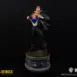 Superman DC Secret Origins Statue posed top 3 quarter right. Full pose with Bedrock Collectibles' signature narrative origin story base