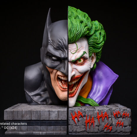 628942703591-1 batman vs joker nemesis bookend bust