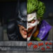 batman vs joker nemesis bookend bust