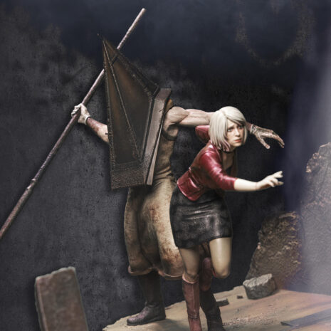 silent-hill-2-remake-maria-pyramid head-front silent hill 2 remake maria pyramid head front
