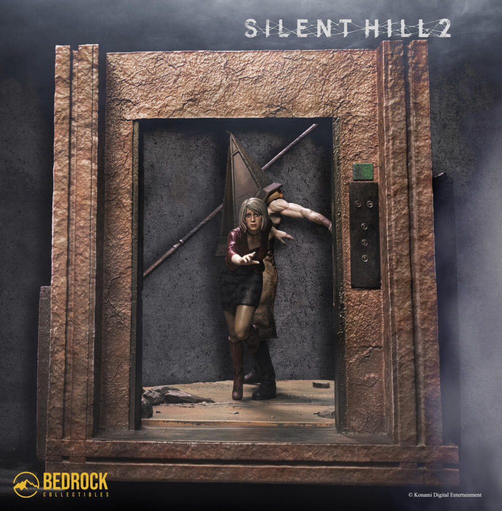 silent hill 2 remake statue chase open 4